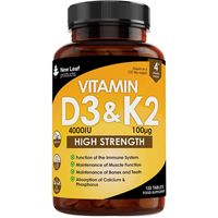 New Leaf Vitamin D3 & K2 High Strength